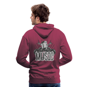 Männer Flauschrausch Hoodie - Bordeaux