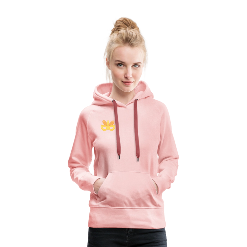 Frauen Flauschrausch Hoodie - Kristallrosa