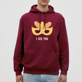 Flauschrausch BallMask Hoodie - bordeaux