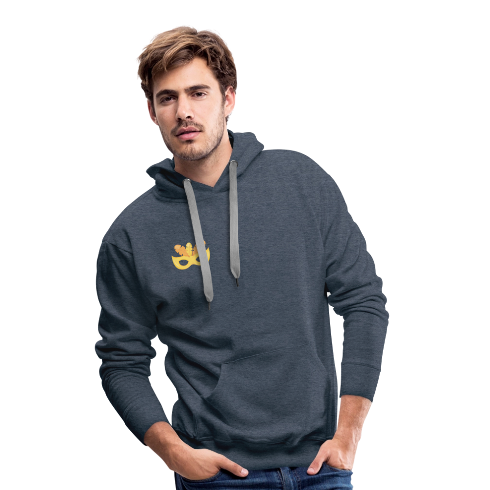 Männer Flauschrausch Hoodie - Jeansblau