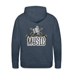 Männer Flauschrausch Hoodie - Jeansblau