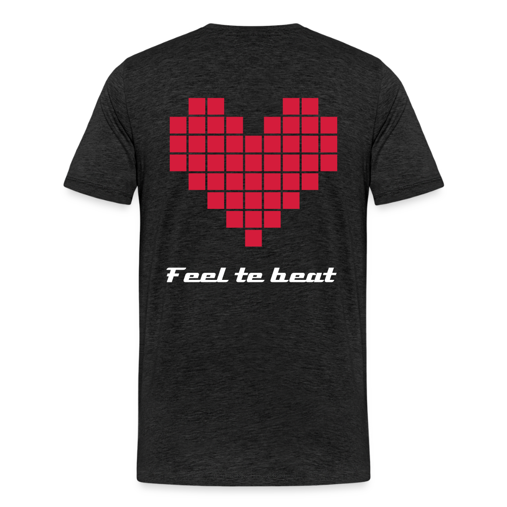 Männer "Feel the beat" T-Shirt - Anthrazit