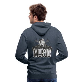 Männer Flauschrausch Hoodie - Jeansblau