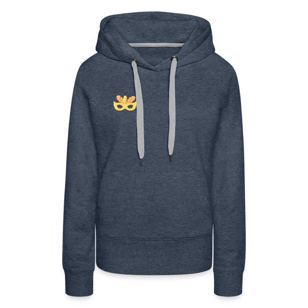 Frauen Flauschrausch Hoodie - Jeansblau