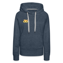 Frauen Flauschrausch Hoodie - Jeansblau