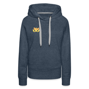 Frauen Flauschrausch Hoodie - Jeansblau