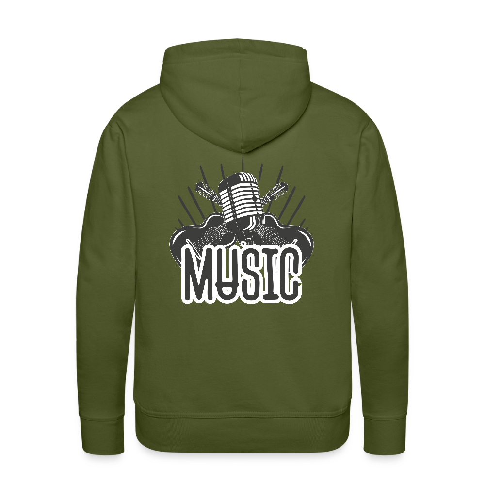 Männer Flauschrausch Hoodie - Olivgrün