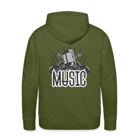 Männer Flauschrausch Hoodie - Olivgrün