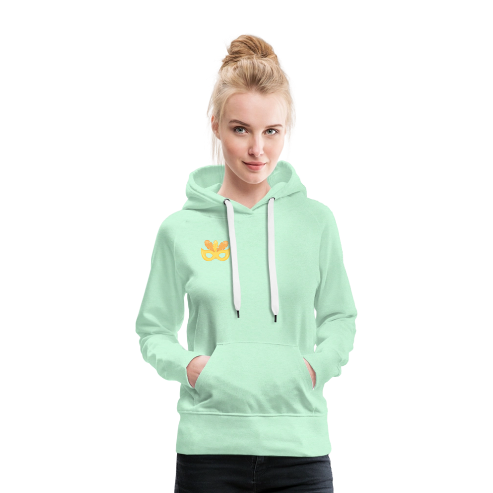 Frauen Flauschrausch Hoodie - helles Mintgrün