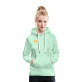 Frauen Flauschrausch Hoodie - helles Mintgrün