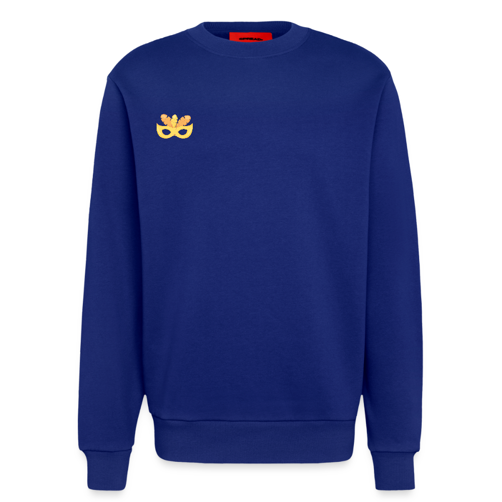 Organic Relaxed Crew Neck Made in EU - Iconic Blue