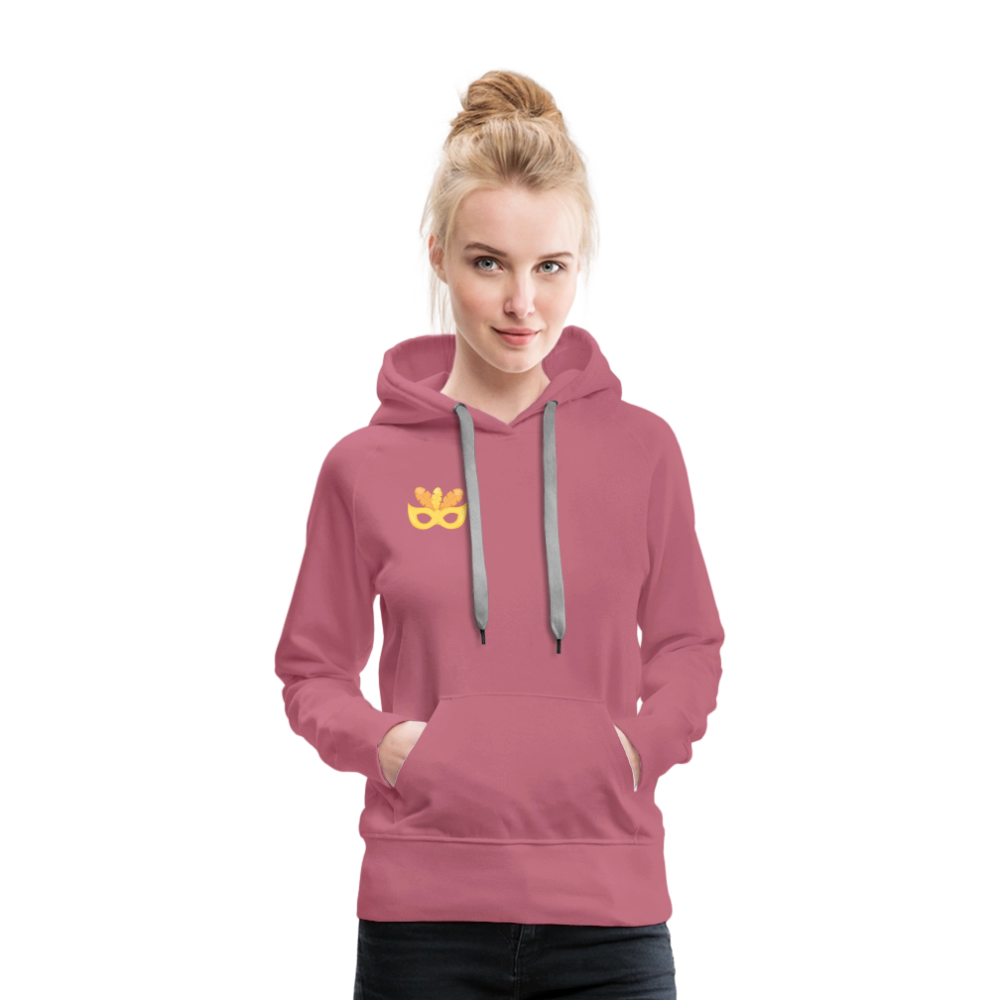 Frauen Flauschrausch Hoodie - Malve