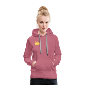 Frauen Flauschrausch Hoodie - Malve