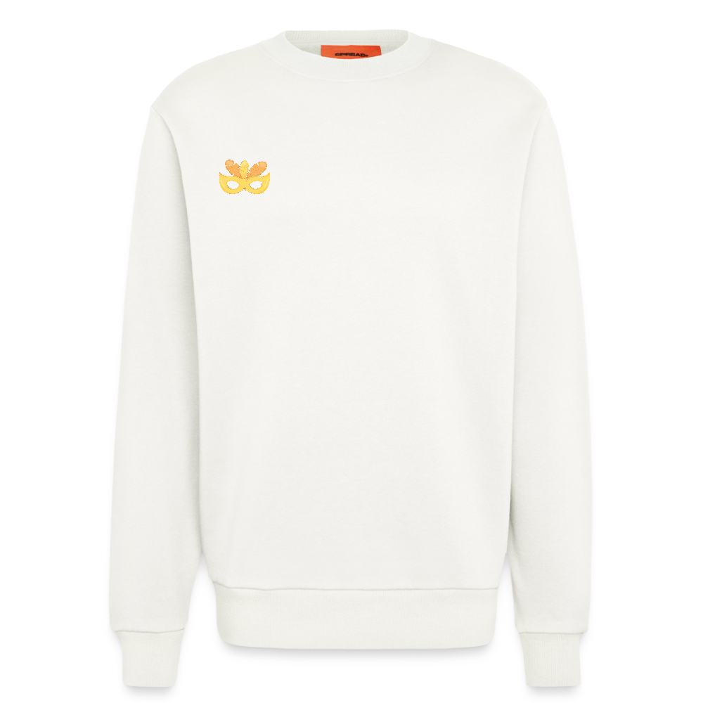 Organic Relaxed Crew Neck Made in EU - OFF WHITE