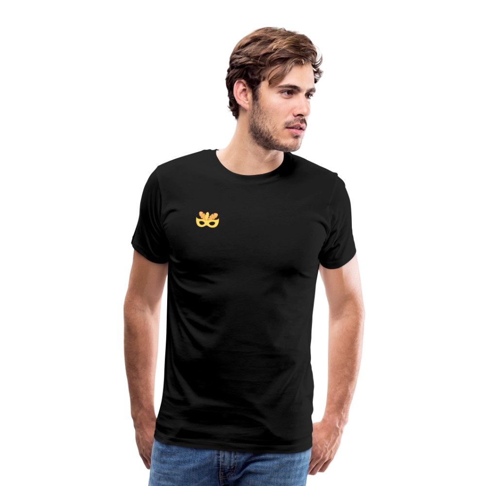 Männer "Feel the beat" T-Shirt - Schwarz