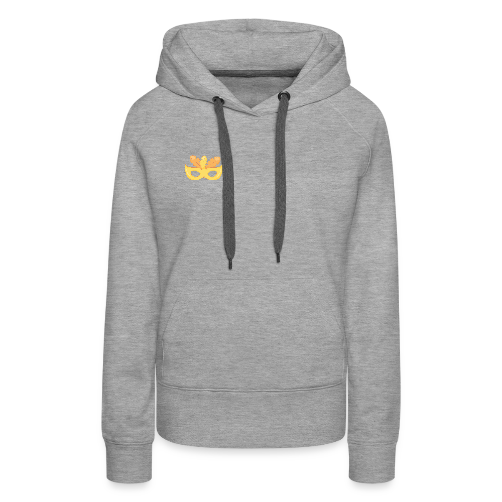 Frauen Flauschrausch Hoodie - Grau meliert