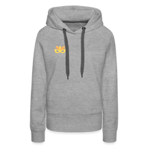 Frauen Flauschrausch Hoodie - Grau meliert