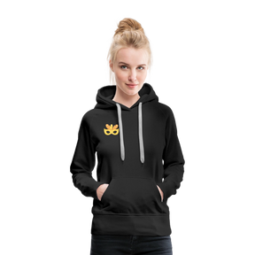 Frauen Flauschrausch Hoodie - Schwarz