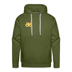 Männer Flauschrausch Hoodie - Olivgrün