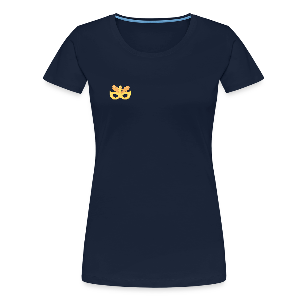 Frauen "feel the beat" T-Shirt - Navy