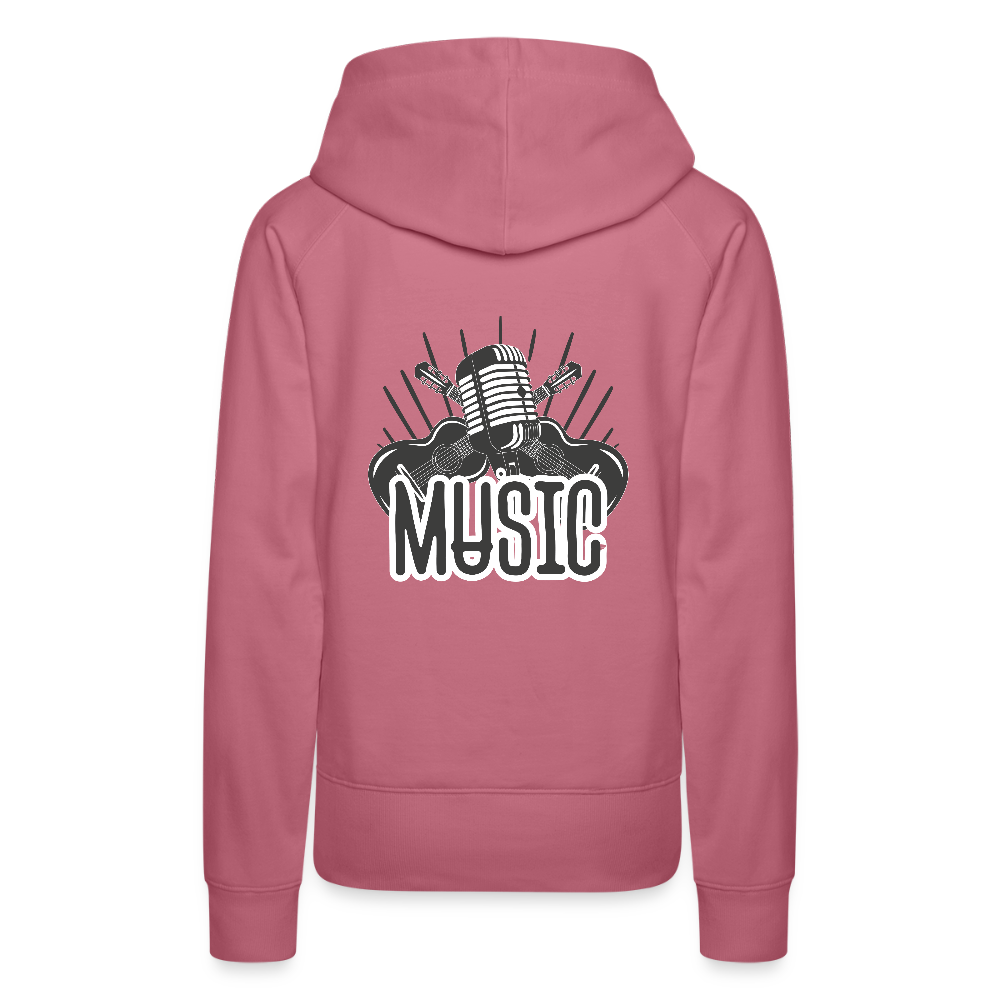 Frauen Flauschrausch Hoodie - Malve