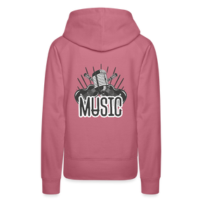 Frauen Flauschrausch Hoodie - Malve