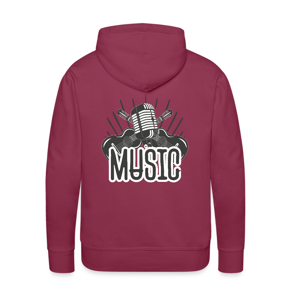 Männer Flauschrausch Hoodie - Bordeaux