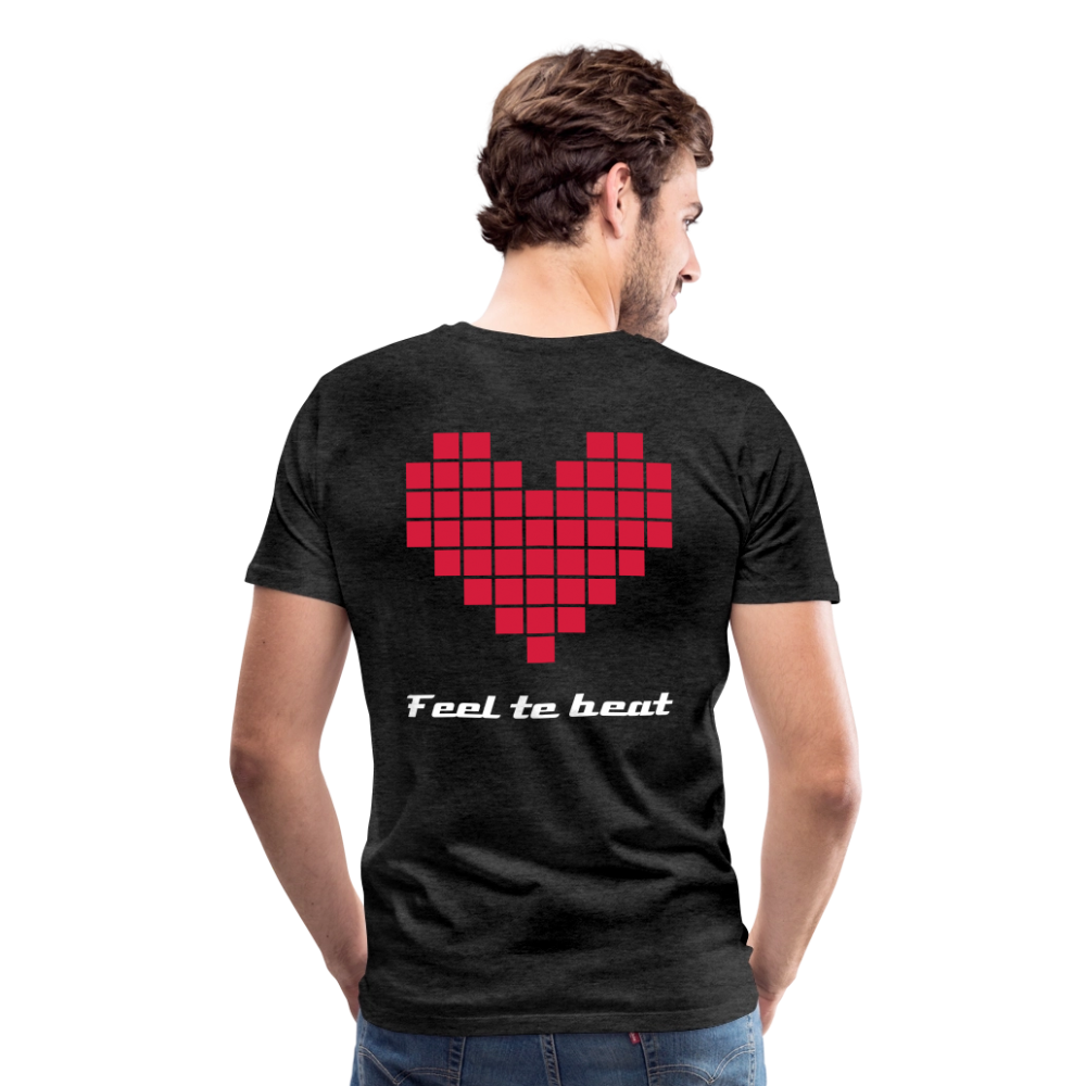 Männer "Feel the beat" T-Shirt - Anthrazit