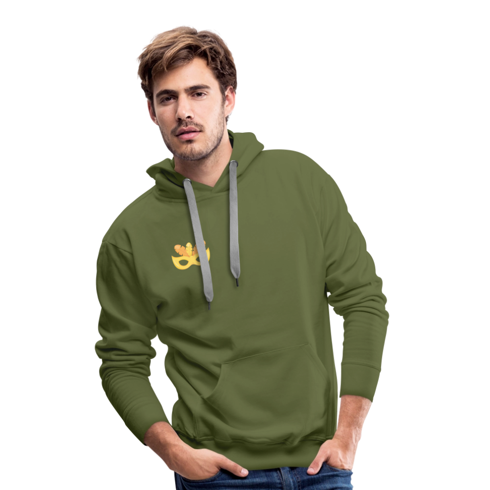 Männer Flauschrausch Hoodie - Olivgrün