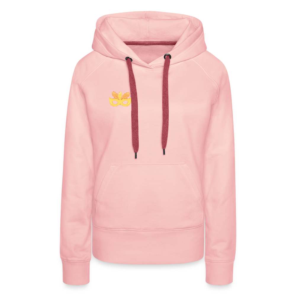 Frauen Flauschrausch Hoodie - Kristallrosa