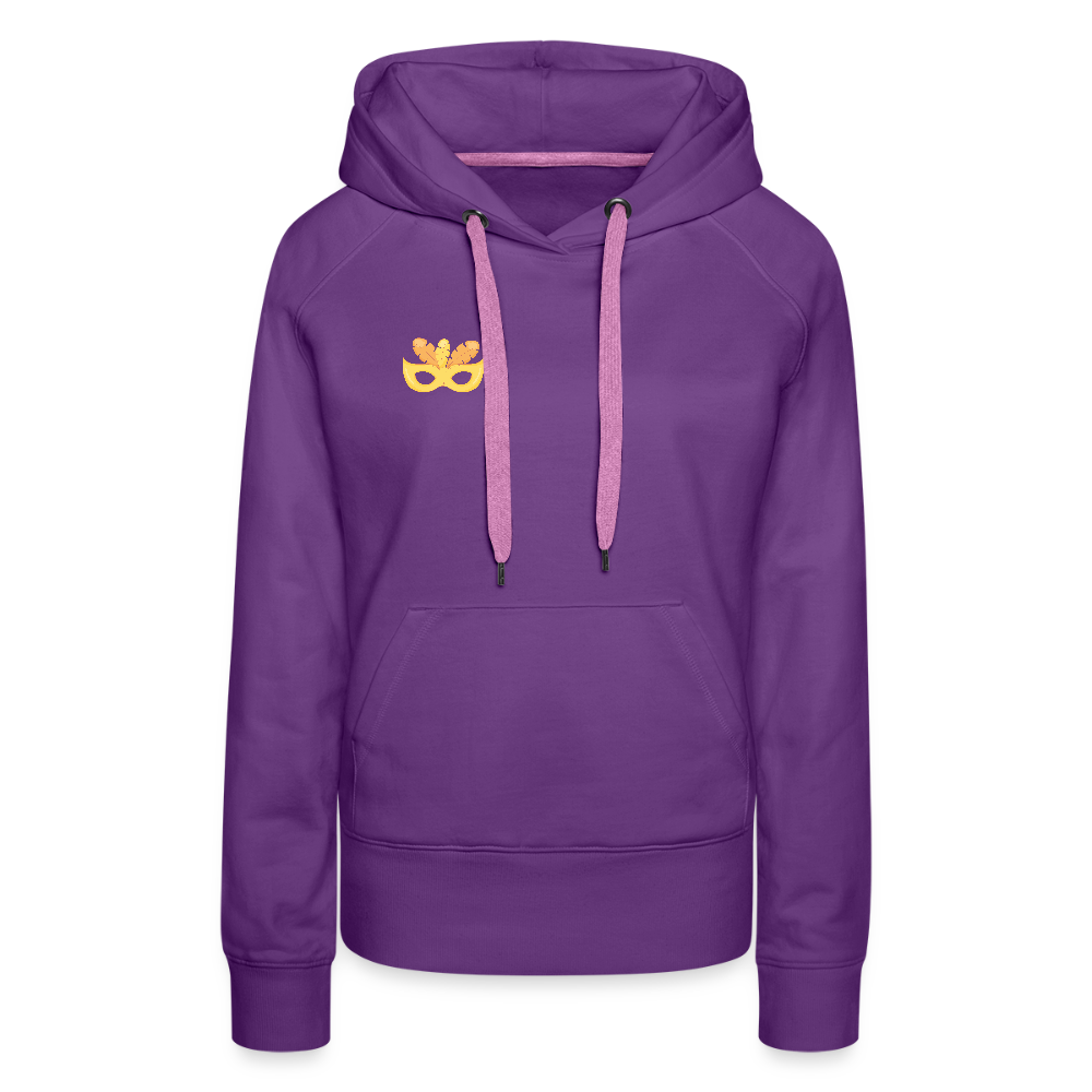 Frauen Flauschrausch Hoodie - Purple