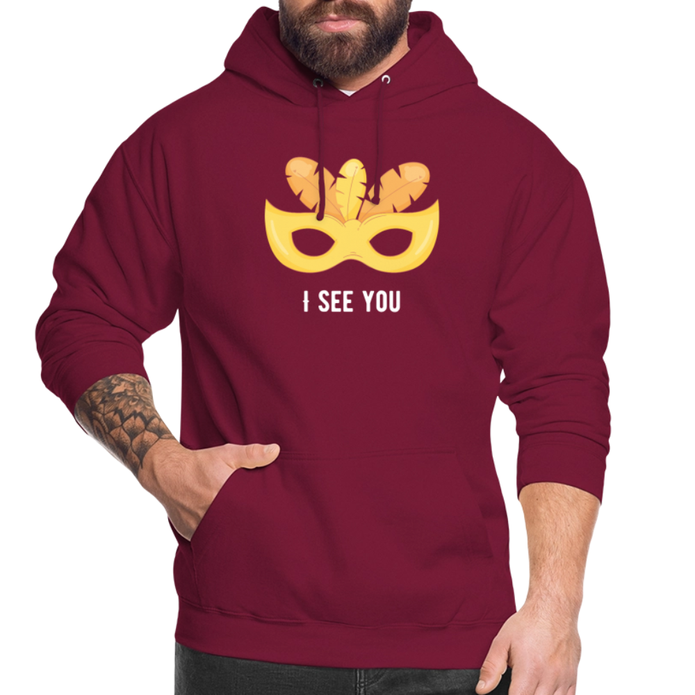 Flauschrausch BallMask Hoodie - bordeaux