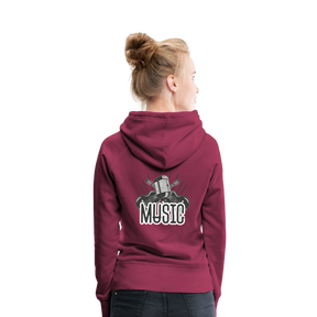 Frauen Flauschrausch Hoodie - Bordeaux