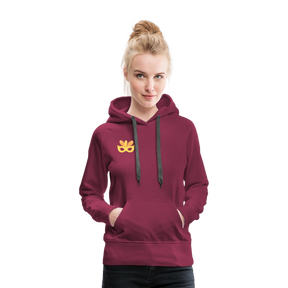 Frauen Flauschrausch Hoodie - Bordeaux