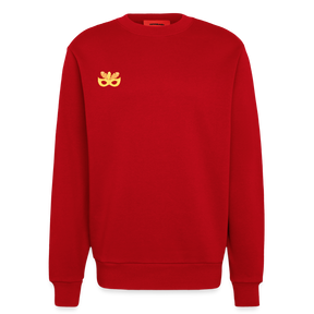 Organic Relaxed Crew Neck Made in EU - Rot