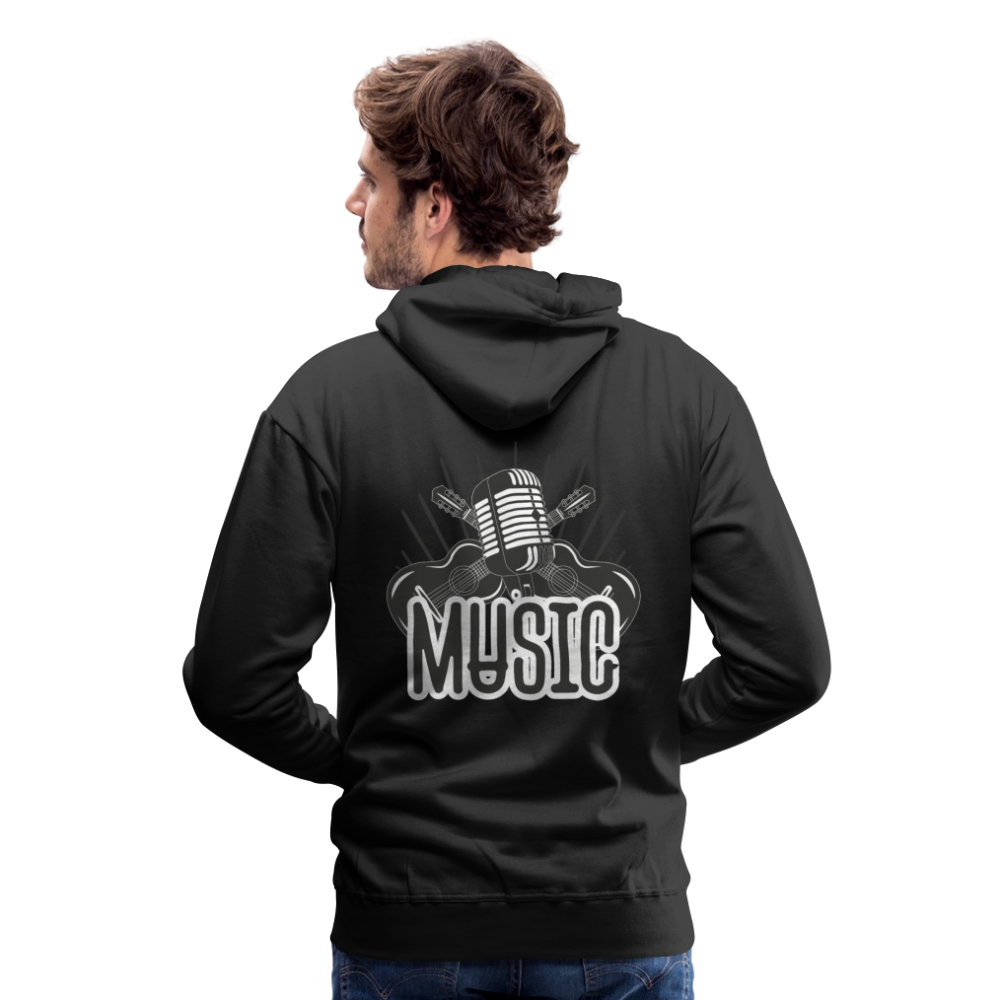 Männer Flauschrausch Hoodie - Schwarz