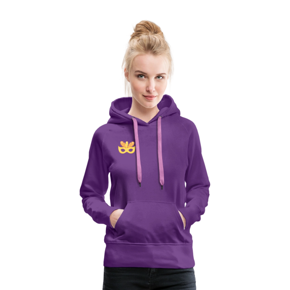 Frauen Flauschrausch Hoodie - Purple