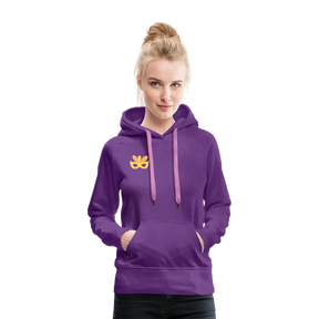 Frauen Flauschrausch Hoodie - Purple