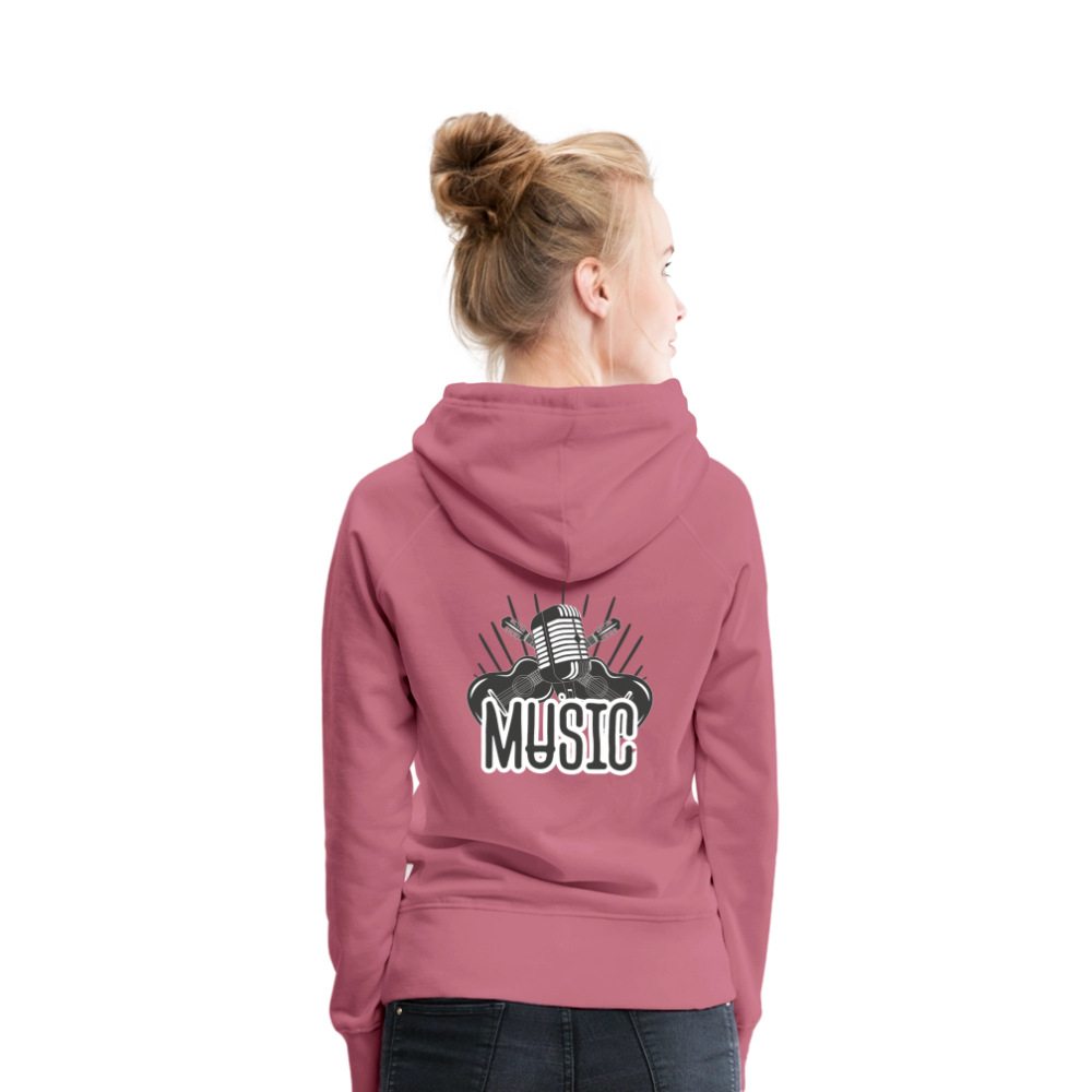 Frauen Flauschrausch Hoodie - Malve