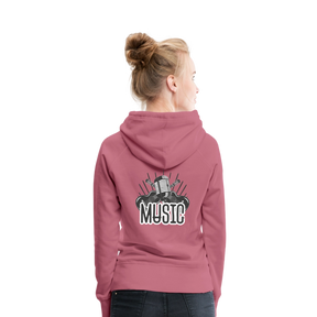 Frauen Flauschrausch Hoodie - Malve