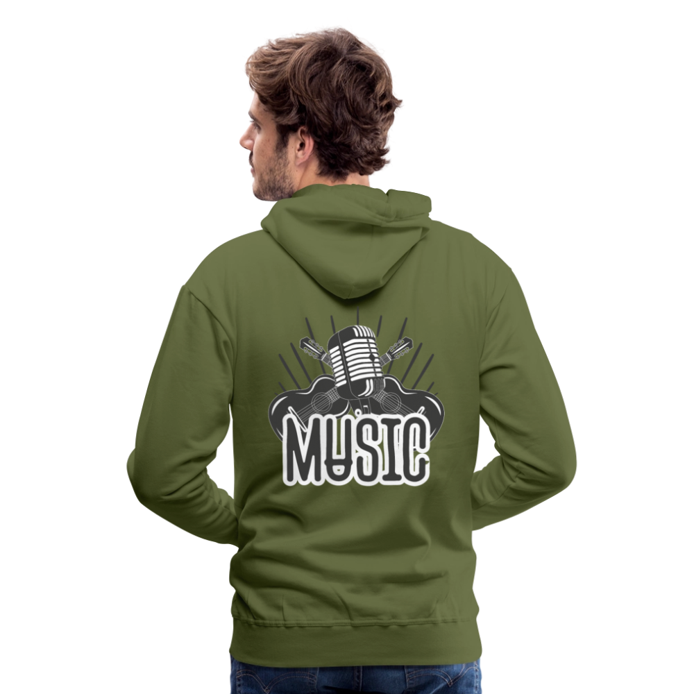 Männer Flauschrausch Hoodie - Olivgrün