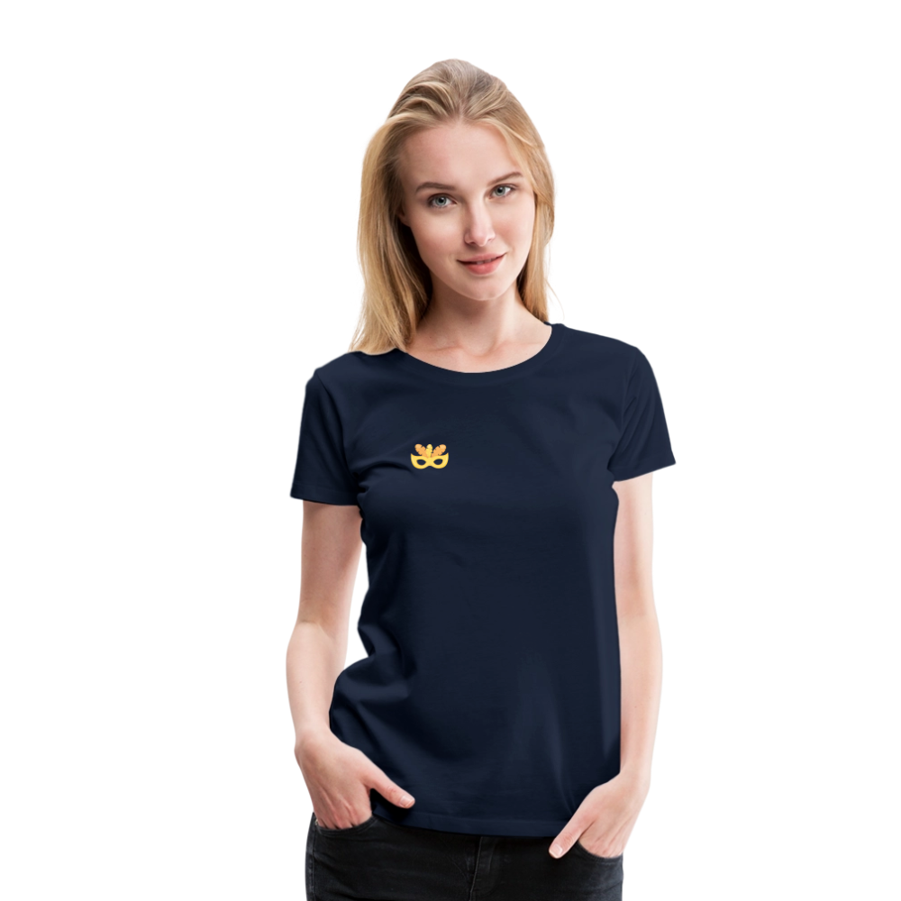 Frauen "feel the beat" T-Shirt - Navy