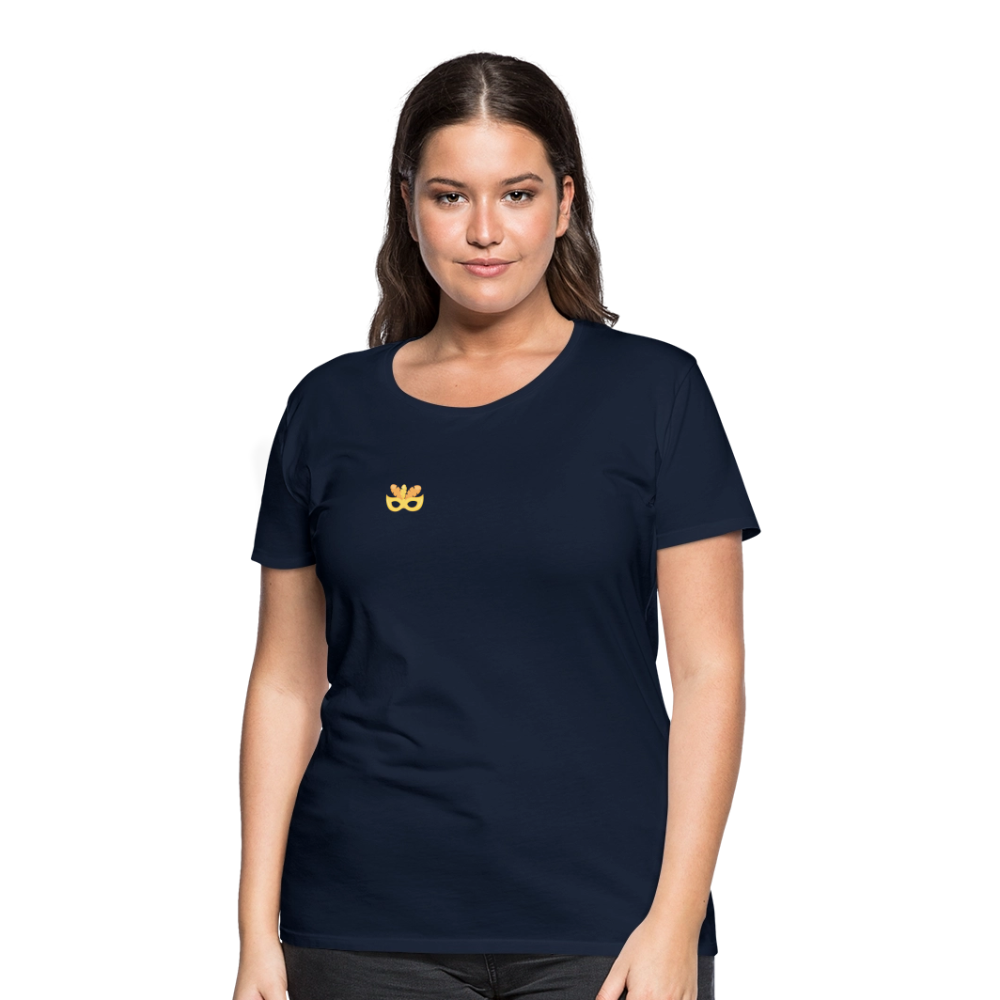 Frauen "feel the beat" T-Shirt - Navy