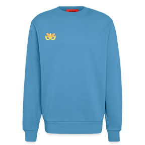 Organic Relaxed Crew Neck Made in EU -  Sol Blue