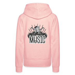 Frauen Flauschrausch Hoodie - Kristallrosa