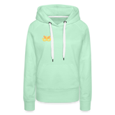 Frauen Flauschrausch Hoodie - helles Mintgrün