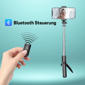 Bluetooth Selfie-Stick mit Stativ & Fernbedienung